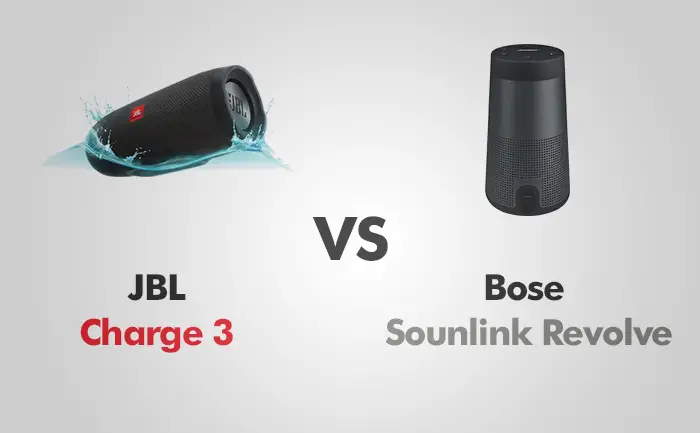 Facet Haat Condenseren JBL Charge 3 vs Bose Soundlink Revolve - Arx Musica