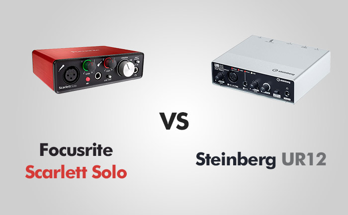 Scarlett Solo vs Steinberg UR12 - Arx Musica