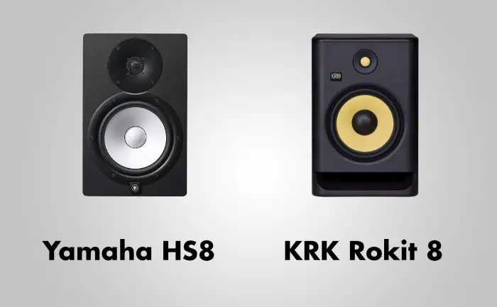 yamaha hs8 vs krk rokit 8 g4